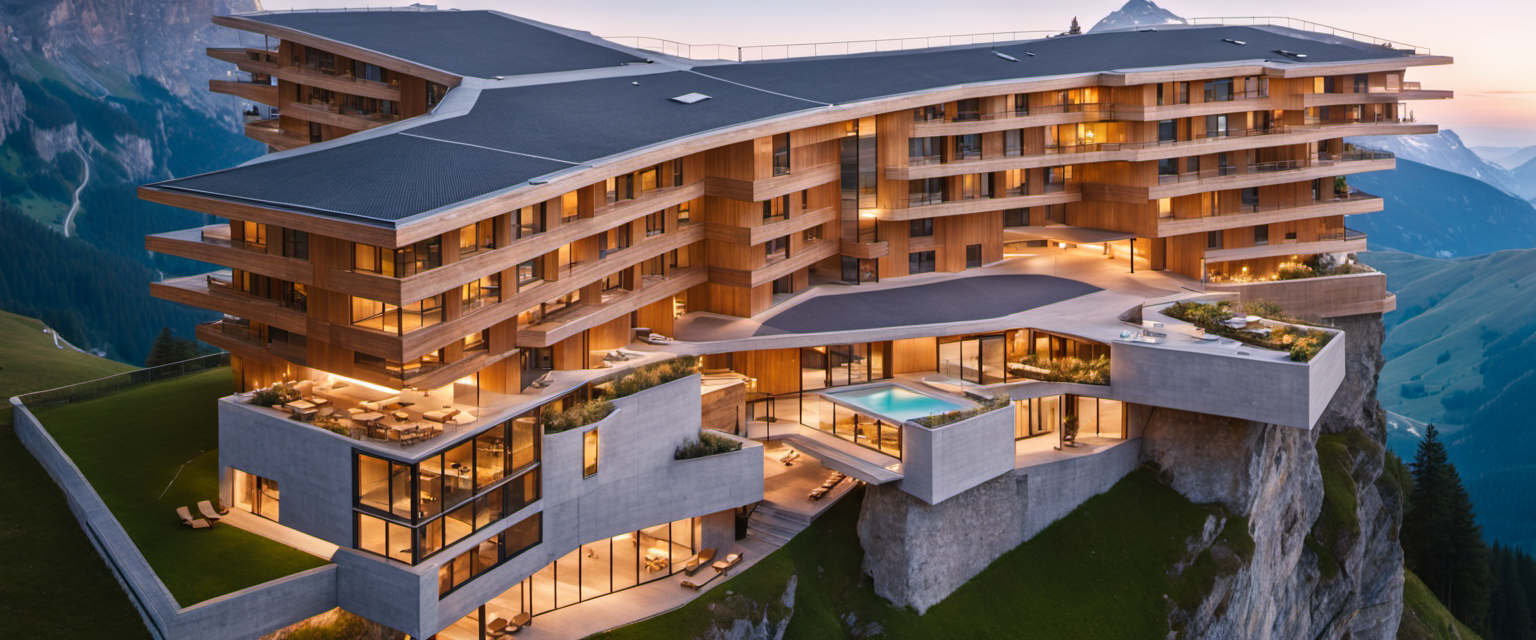 Modern Luxury Hotel Exterior